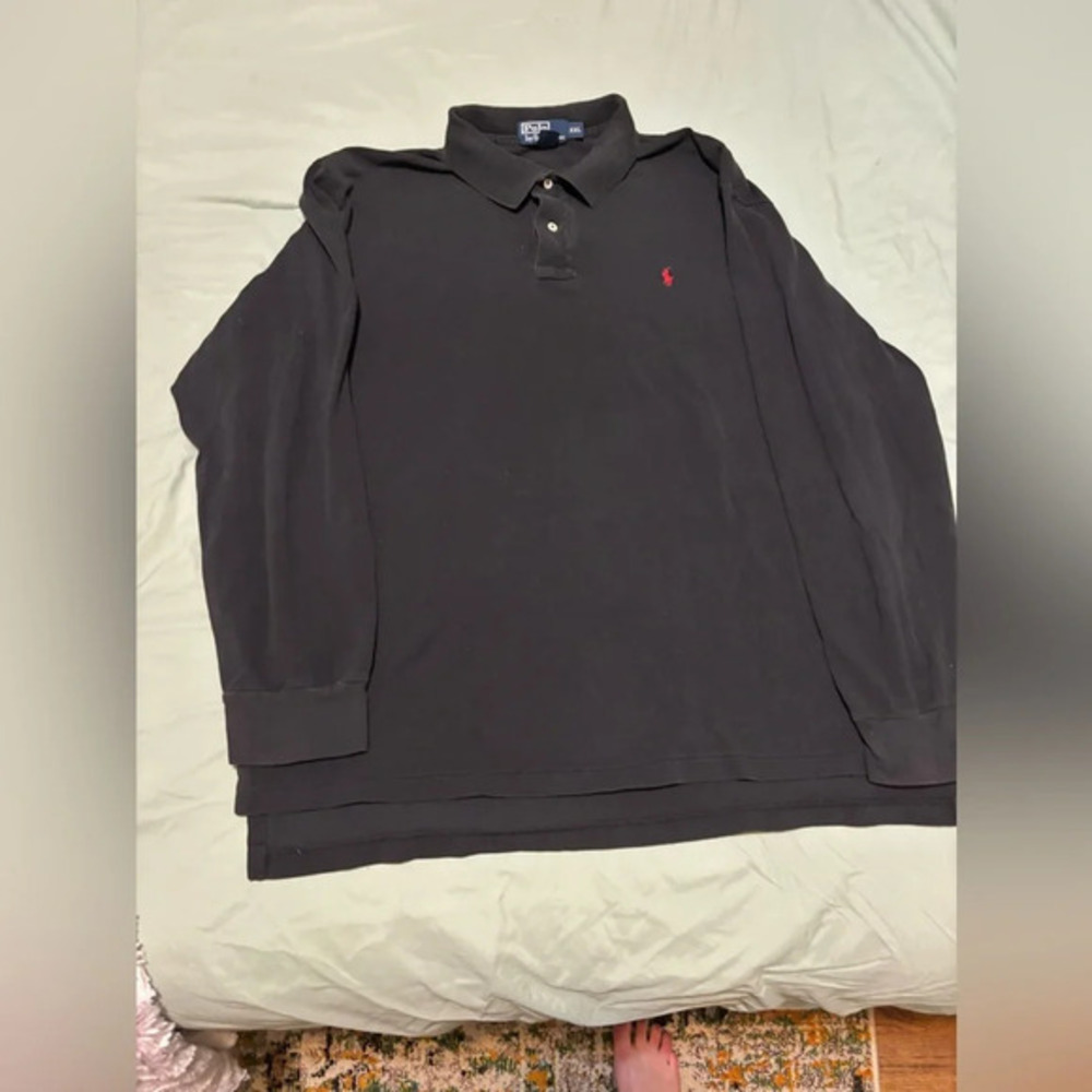 Vintage.  Made in USA.  Polo by Ralph Lauren. Long-sleeve Polo. Size XXL